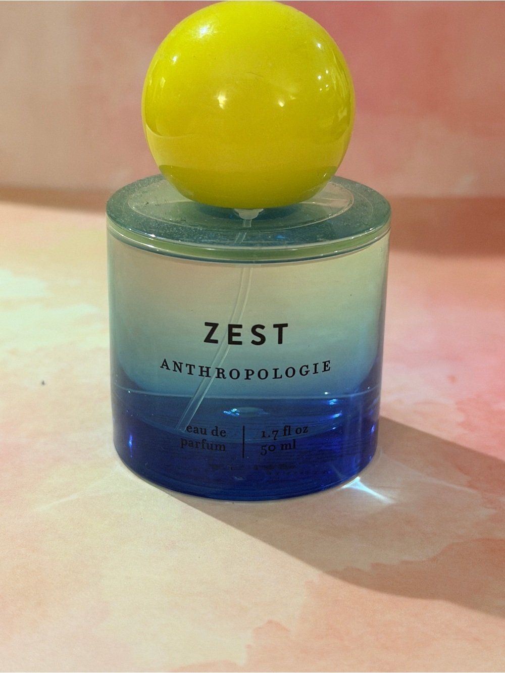 Anthropologie Zest Bottle in Yellow and Blue